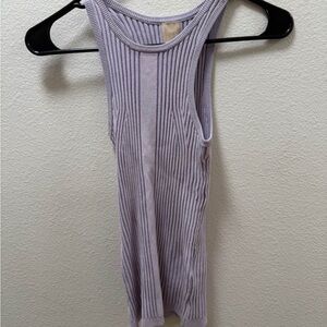 H&M Light Purple Ribbed Tank Top